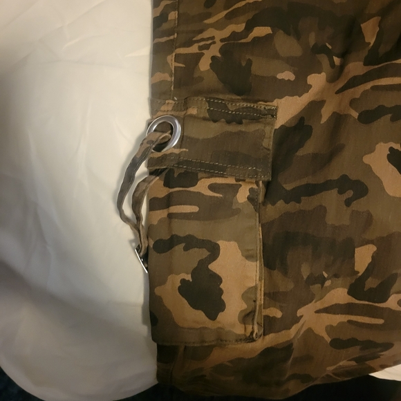 2 piece cargo camouflage denim set - Picture 3 of 14